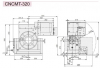 Двухосевой поворотный стол с ручным наклоном CNCMT-320 GSA+, рис.6